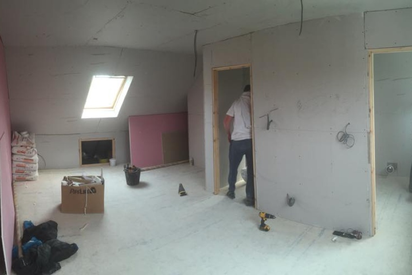 Loft conversion interior build - Walsall -