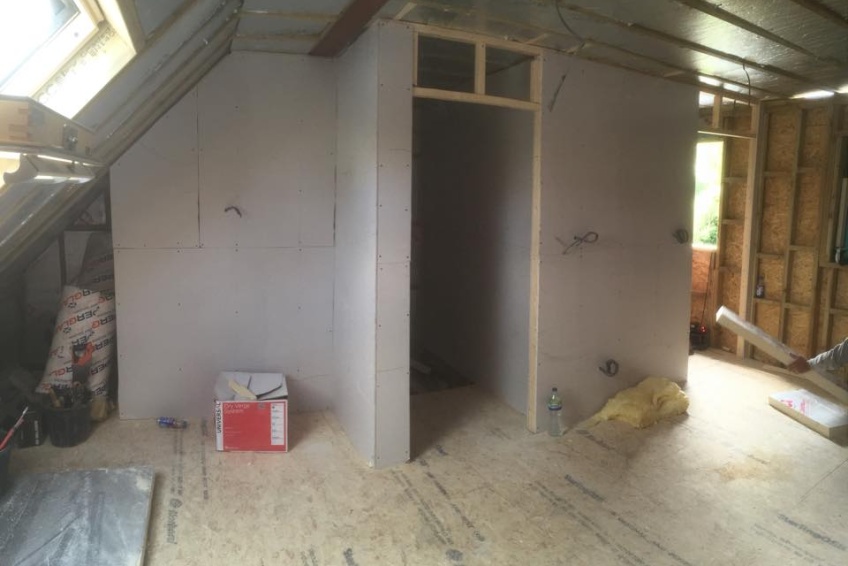 Loft conversion interior build - Walsall -